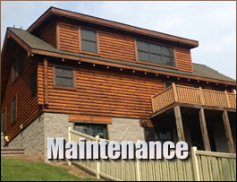  Prospect Hill, North Carolina Log Home Maintenance